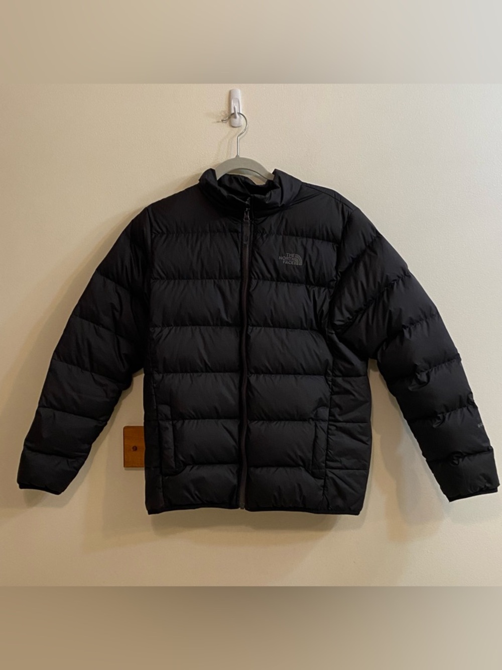 The North Face Boys Andes Puffer Jacket Black Goose Down Filled 550 XL 18/20 - Picture 16 of 16